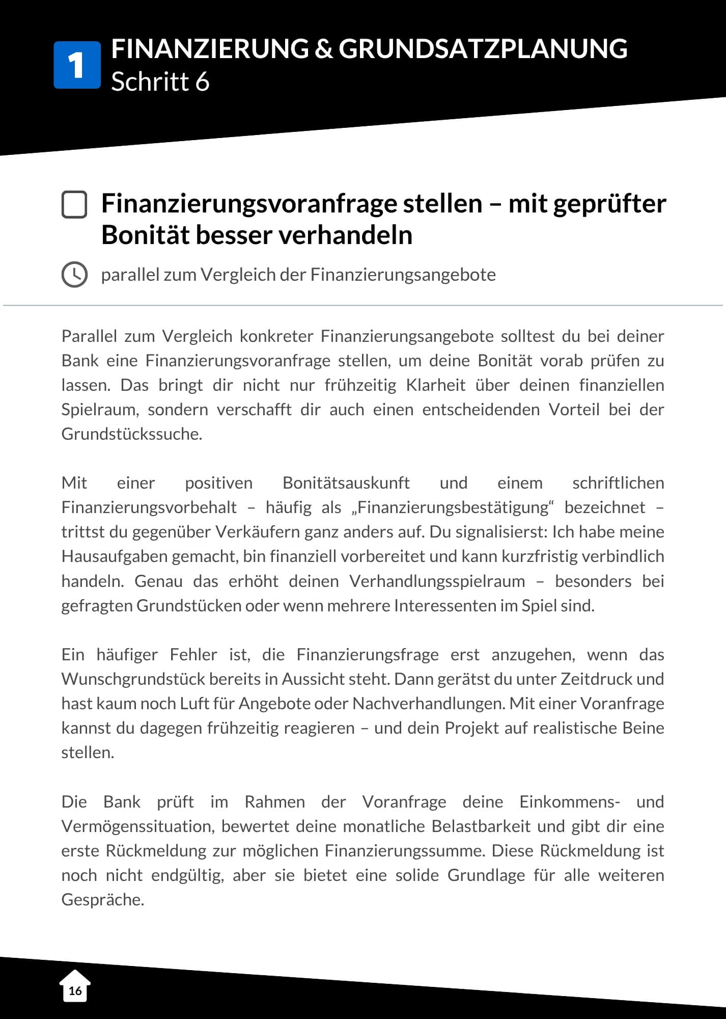 Hausbau-Checkliste: Neubau mit Bauträger