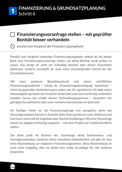 Hausbau-Checkliste: Neubau mit Bauträger