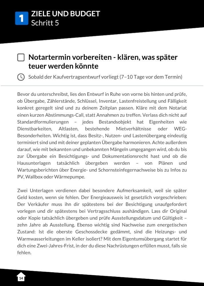 Sanierung Checkliste: Sanieren im Bestand